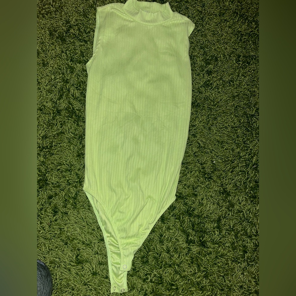 Sleeveless Bodysuit Green